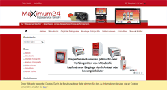 Desktop Screenshot of maximum24.de